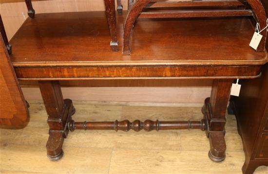 A Victorian mahogany buffet W.116cm